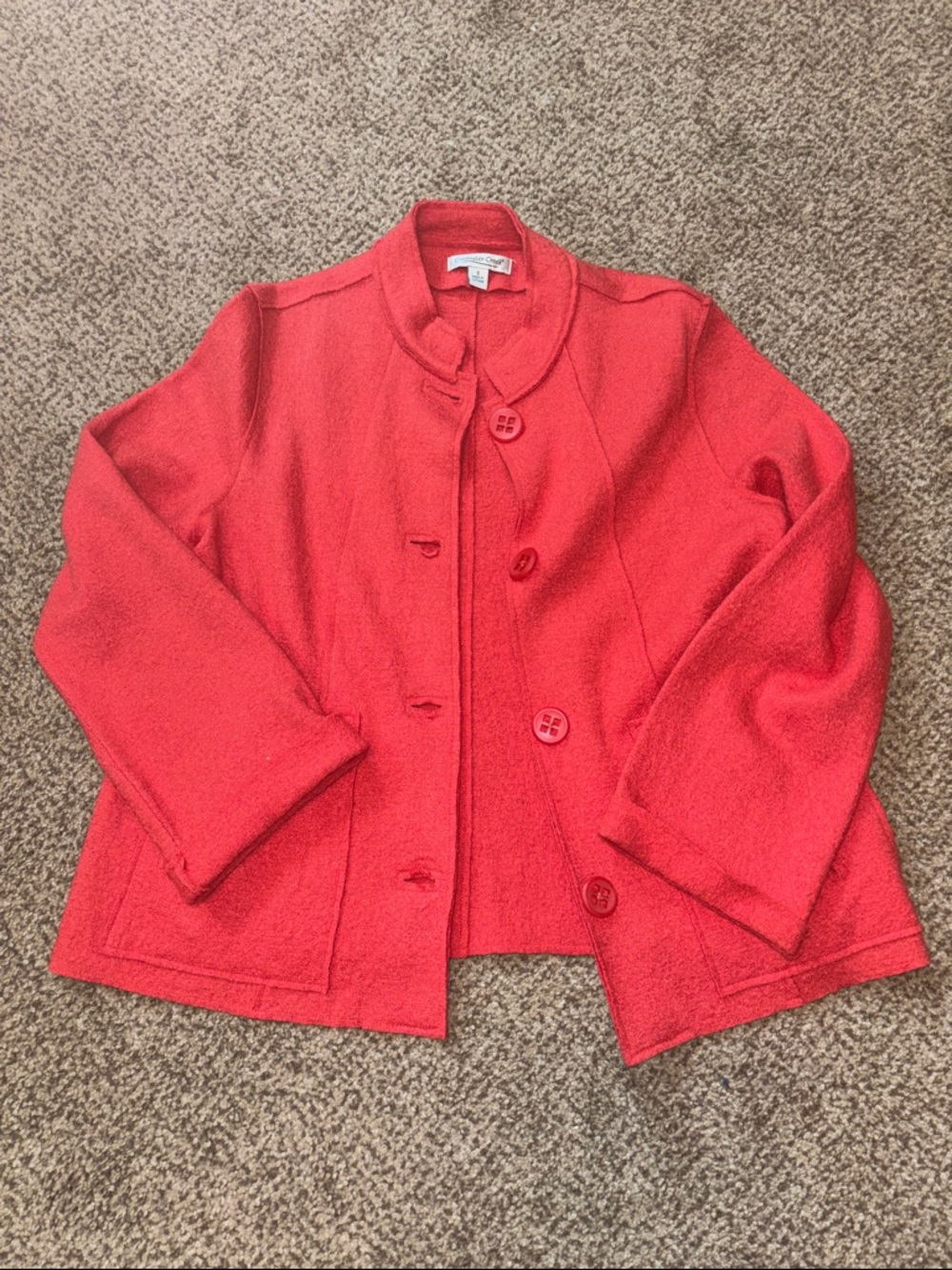 Coldwater Creek Bright Red Women's Jacket Small
